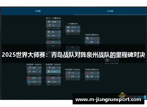 2025世界大师赛：青岛战队对阵泉州战队的里程碑对决